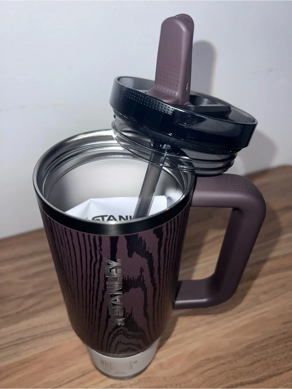 Stanley Quencher Pro-Style Tumbler - Dark Brown Woodgrain